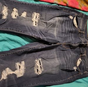 Maurice's distressed jeans
